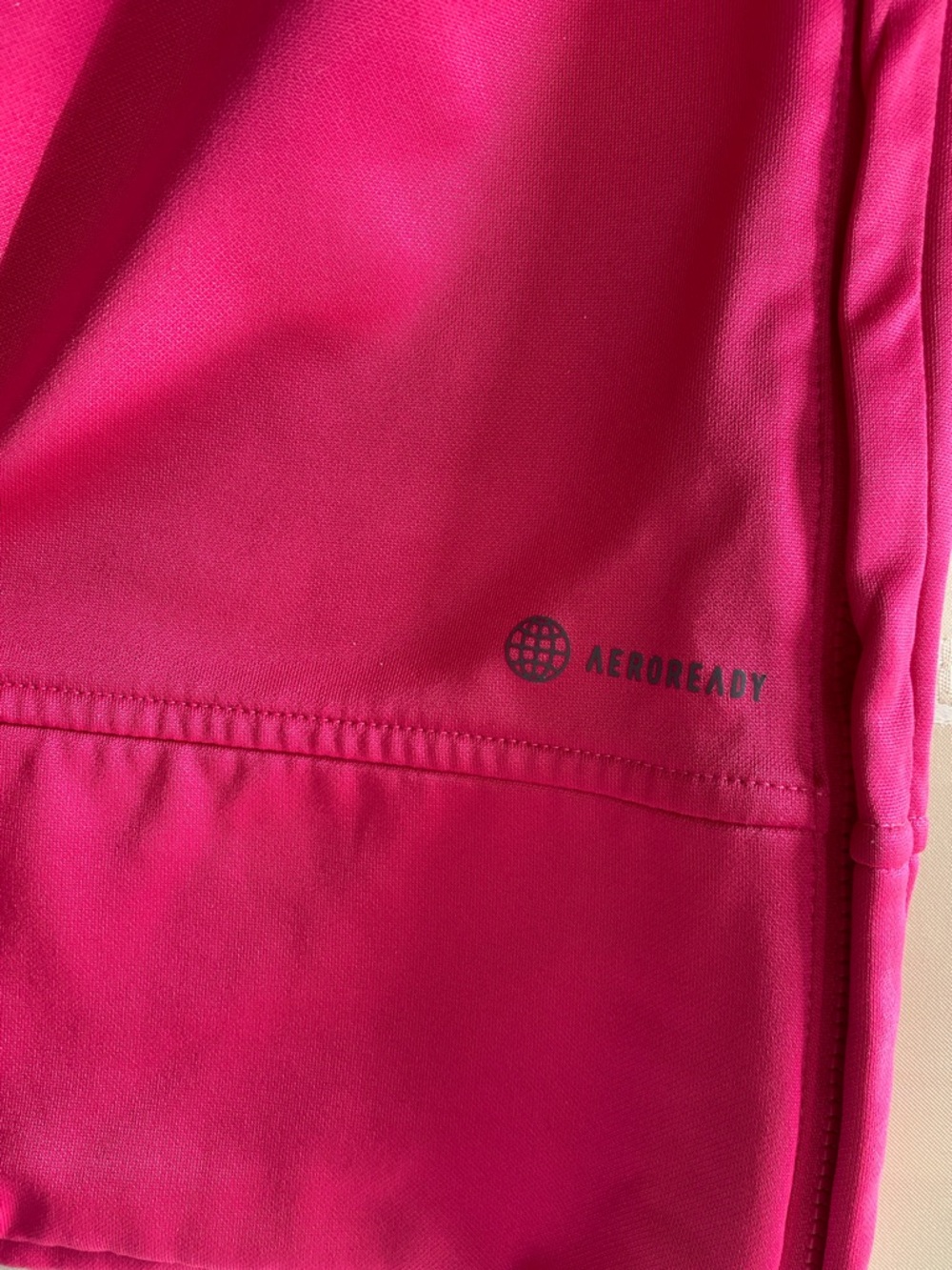 adidas Bright Pink Long Sleeve Crew Sweatshirt - Picture 7 of 10